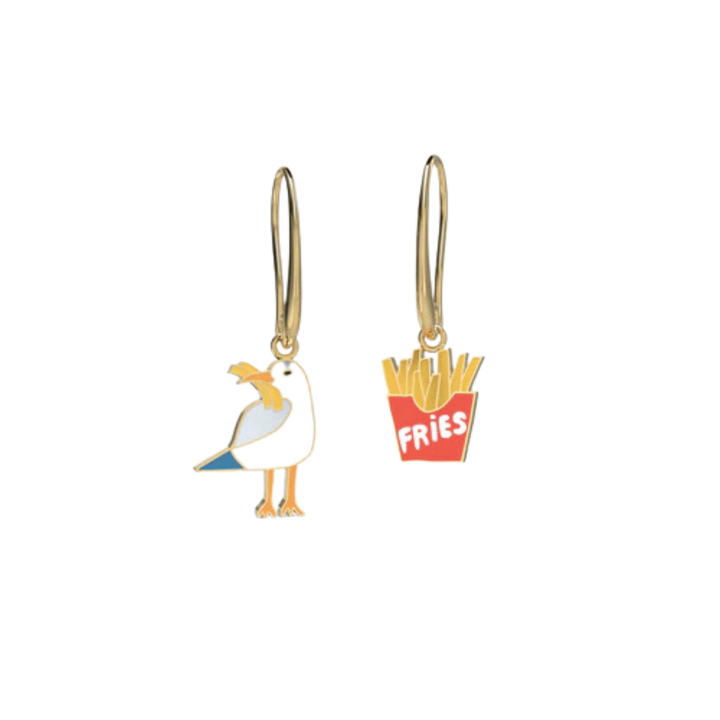 Seagull & Fries Earrings