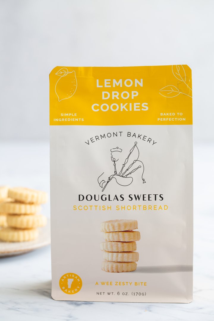 Lemon Drop Shortbread Cookies