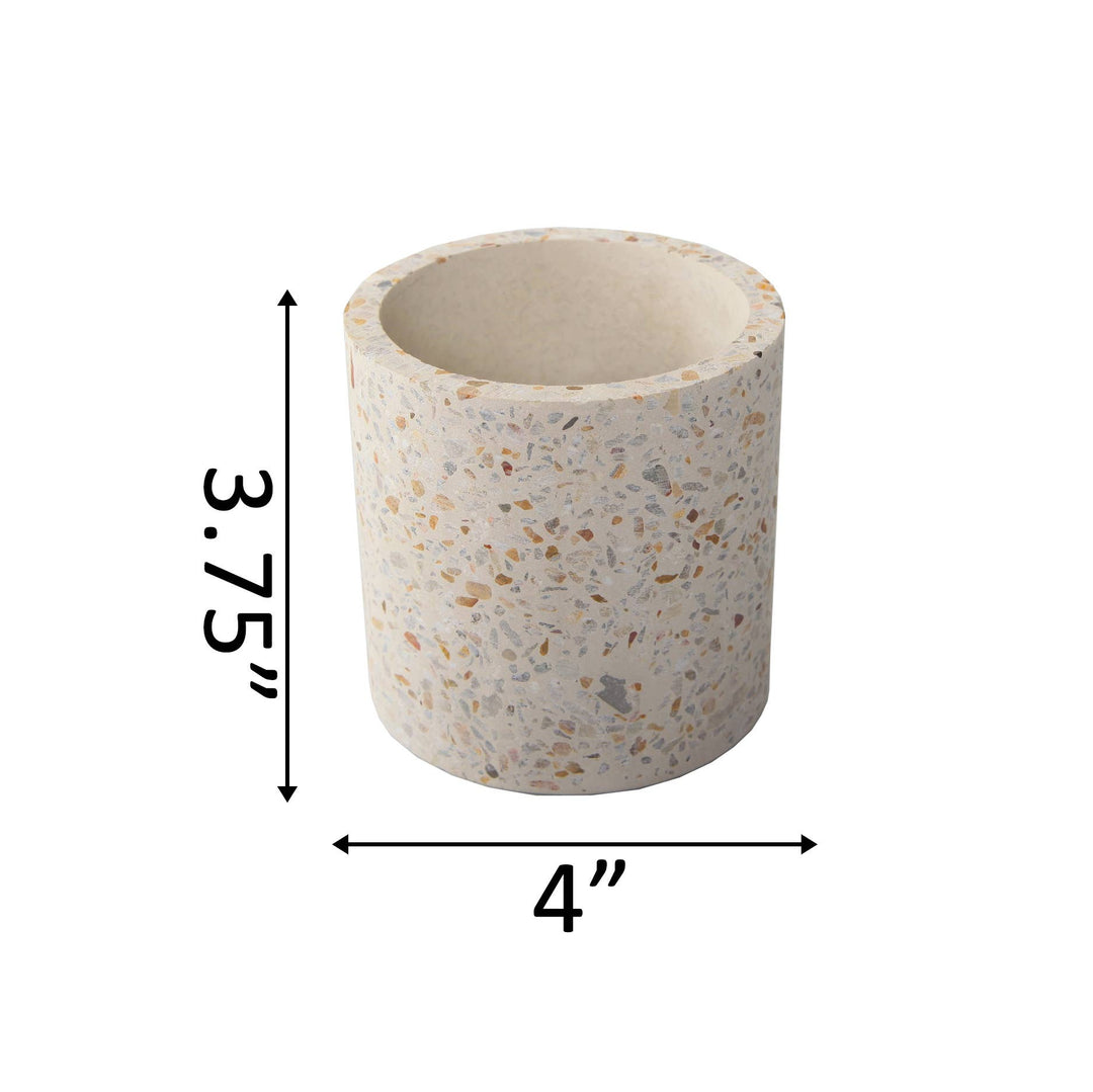 4" Terrazzo Pot