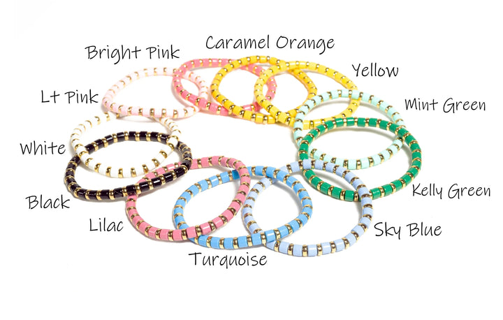 Dream in Color Enamel Bracelets