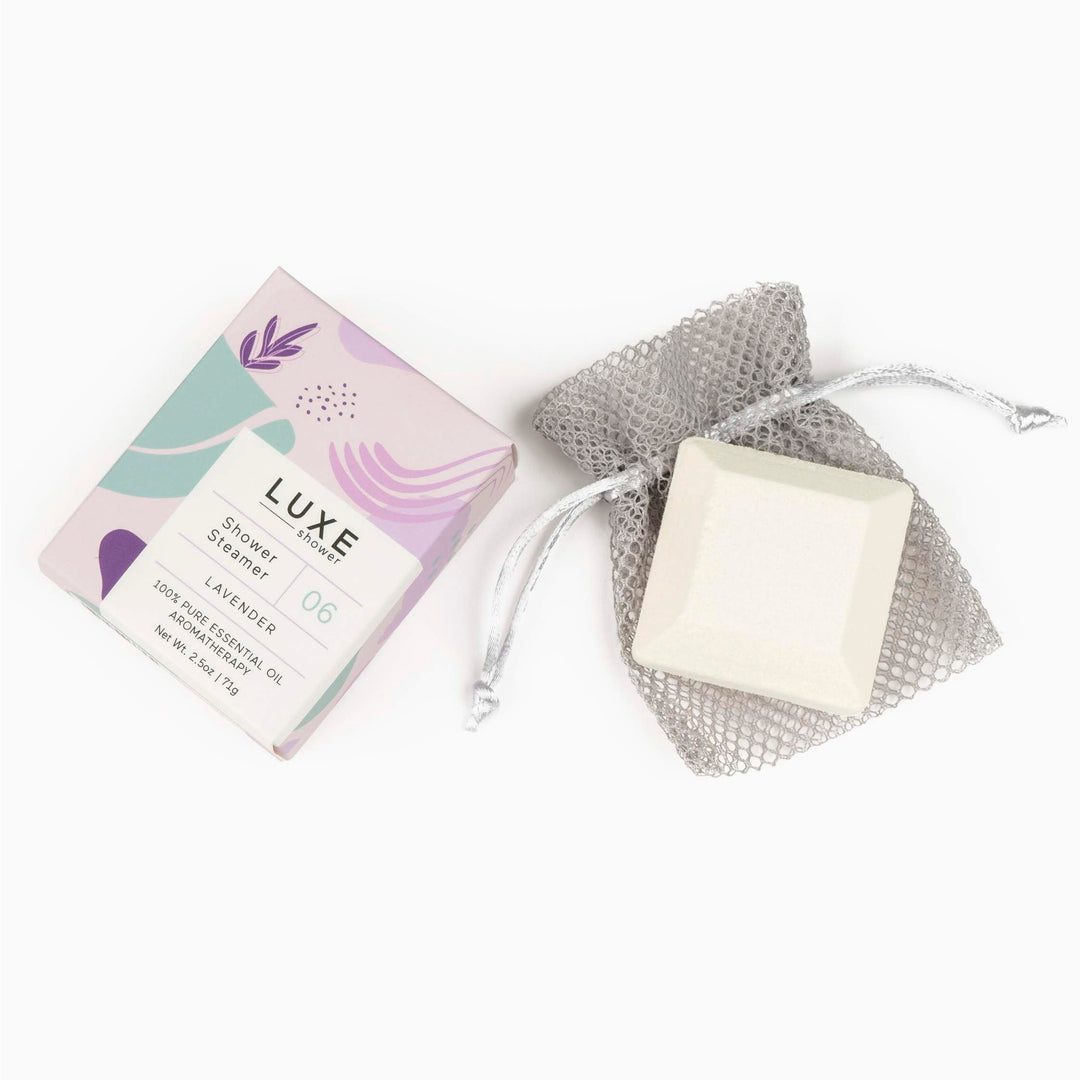 Luxe Lavender Shower Steamer Fizzy Bomb