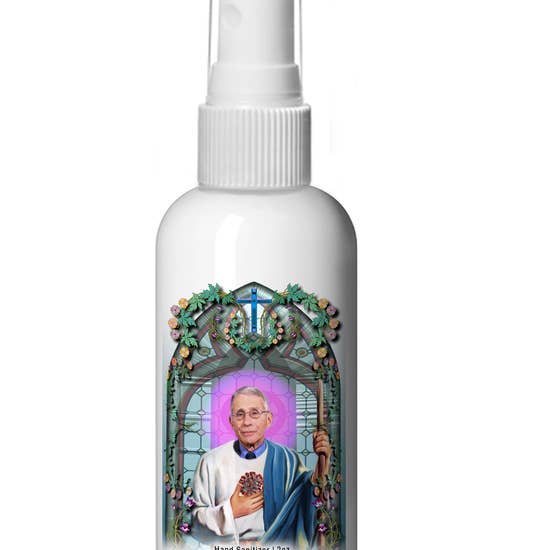 Saint Dr Fauci Hand Sanitizer