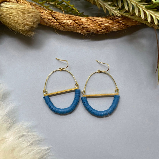 Beaded Terrain Earrings