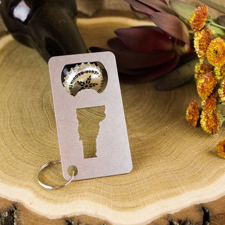 Vermont State Stainless Steel Bottle Opener