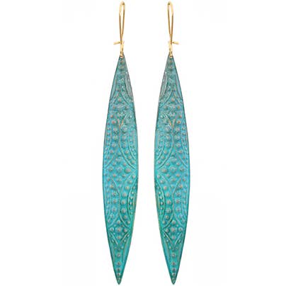 Arya Verdigris Earrings