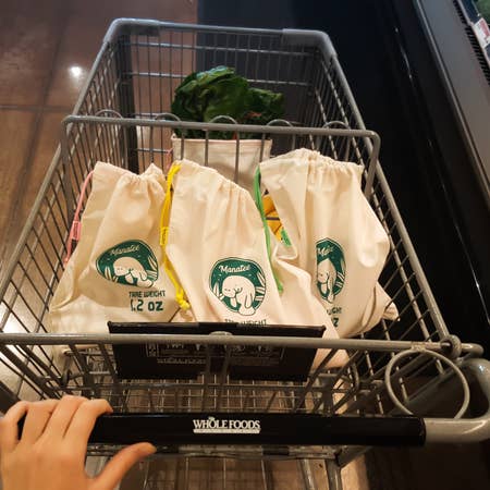 Organic Reusable Produce Bags - Pack of 3