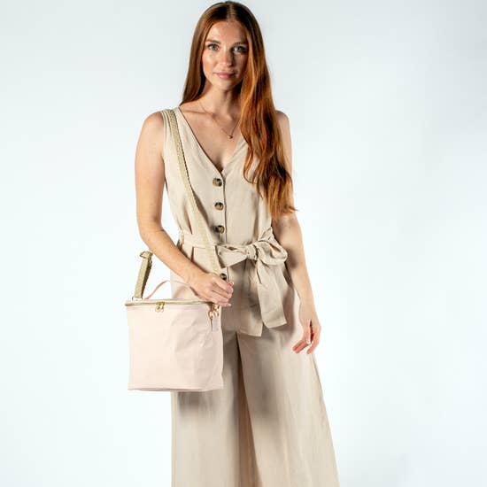 Blush Pink Paper Lunch Poche