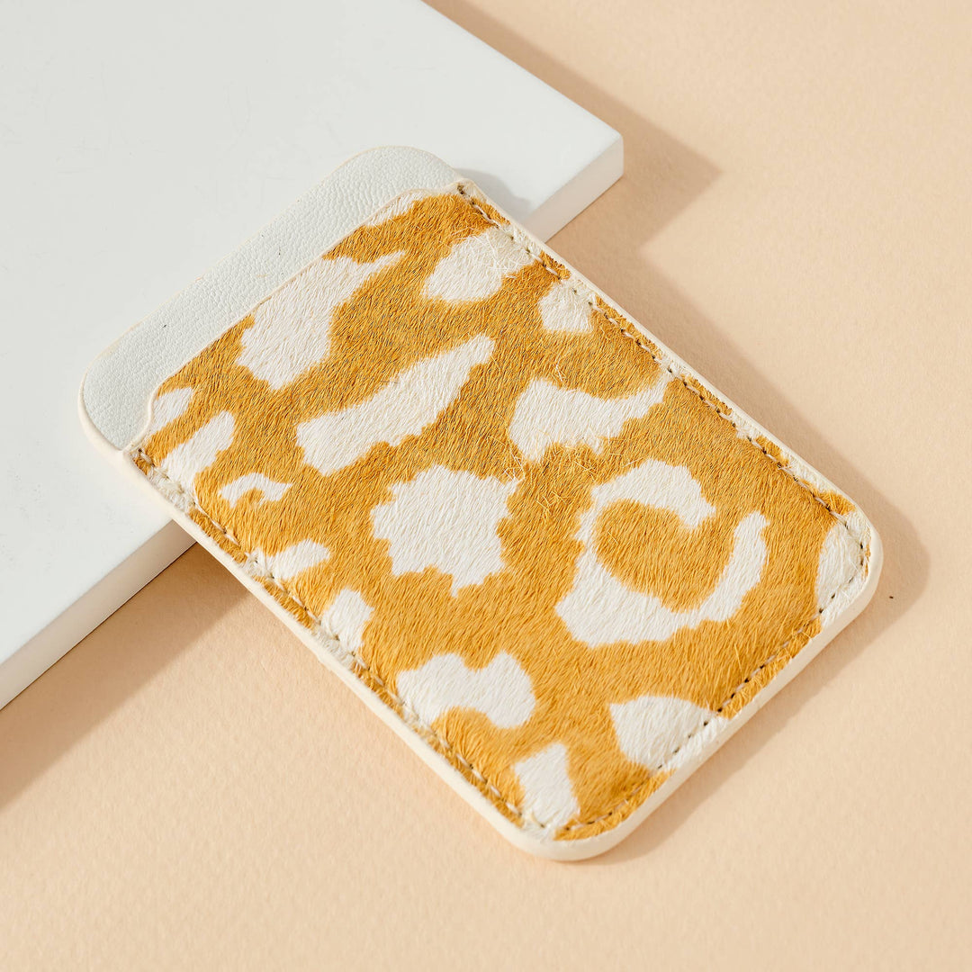 Animal Print Phone Pocket Card Wallet