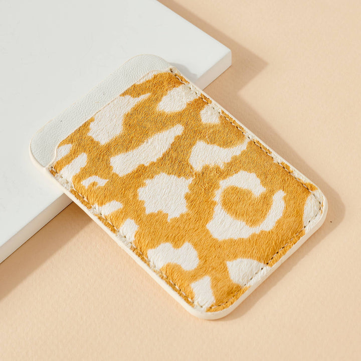 Animal Print Phone Pocket Card Wallet