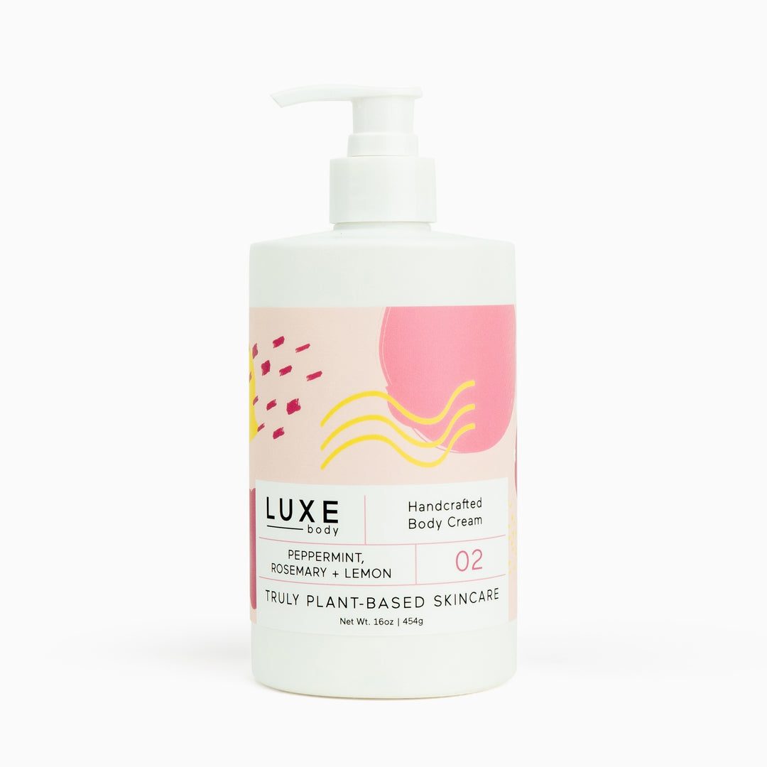 Luxe Peppermint, Rosemary, + Lemon Shea Butter Body Lotion