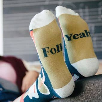 Folk Yeah Crew Socks