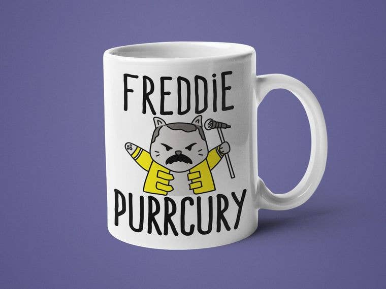 Freddie Purrcury Mug