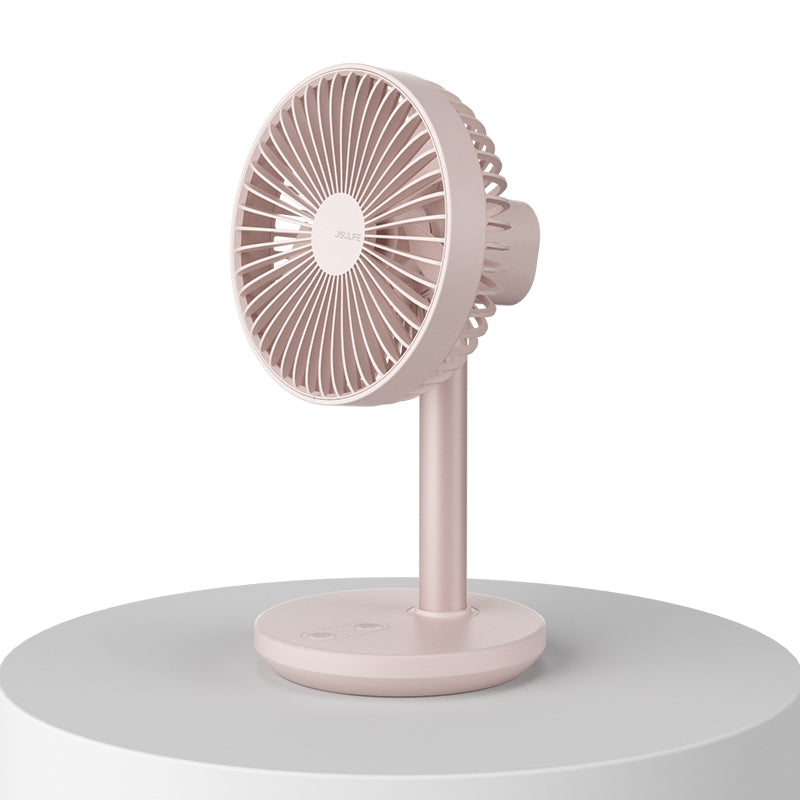 Rechargeable Portable Table Top Rotating and Telescoping Fan