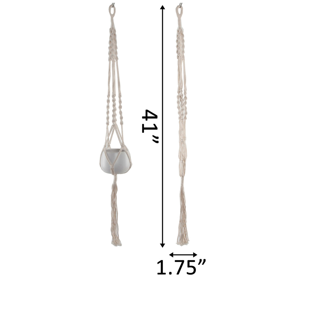 Macrame Planter Hanger 41"