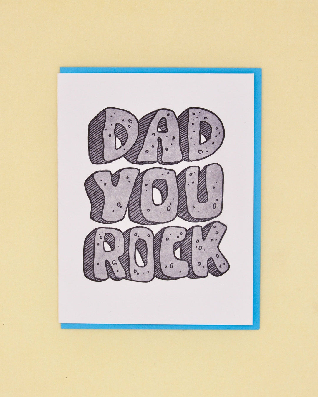 Dad You Rock Card