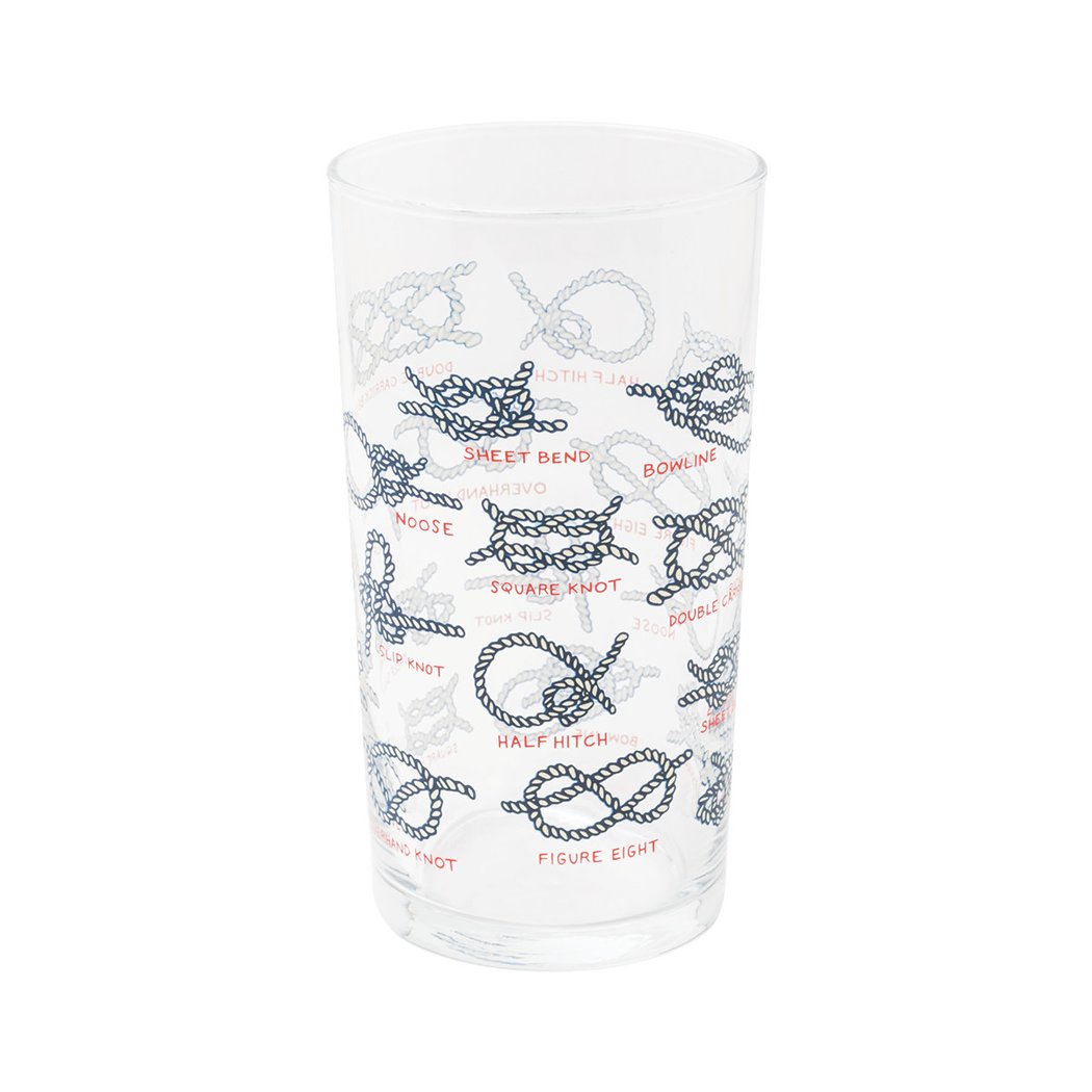 Nautical Knots Drinking Glass