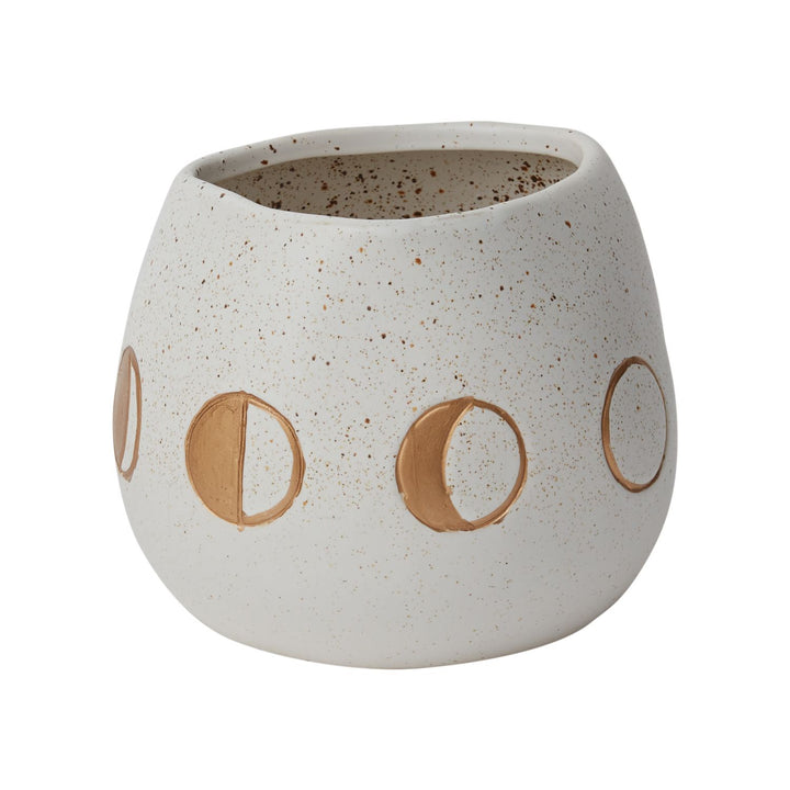 Moon Phase Speckled Pot