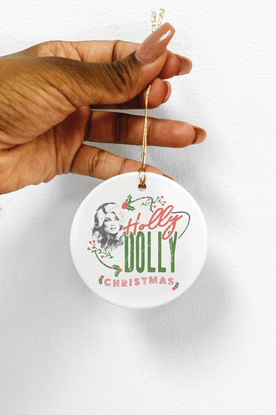 Holly Dolly Christmas Ornament