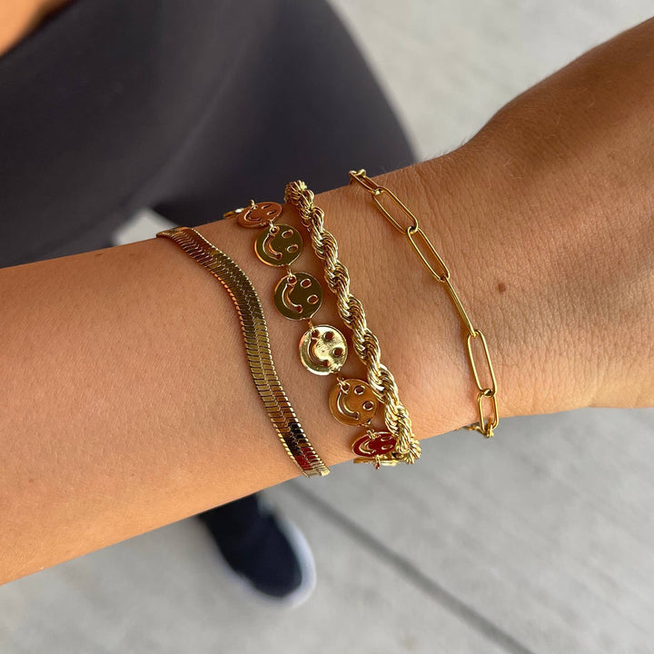 Happy Gold Bracelet