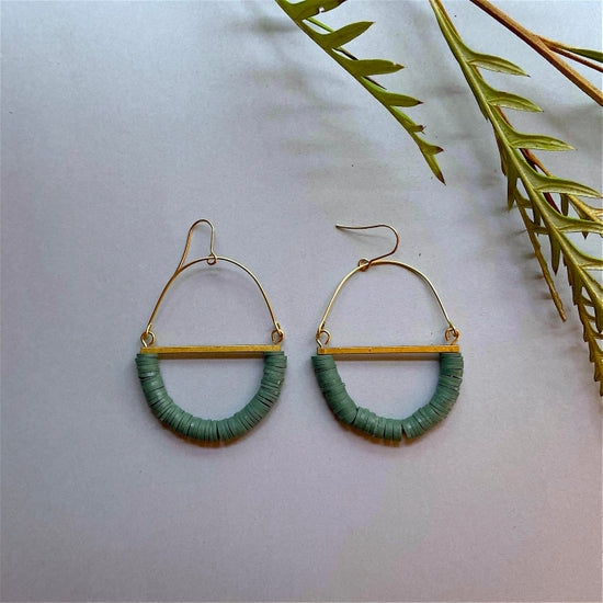 Beaded Terrain Earrings