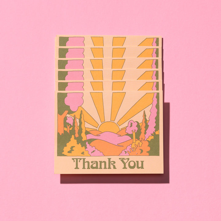 Sunrise Thank You Card