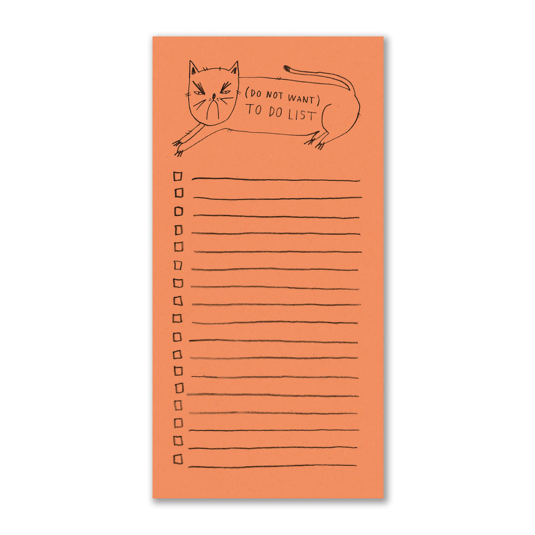 To Do List (Do Not Want)