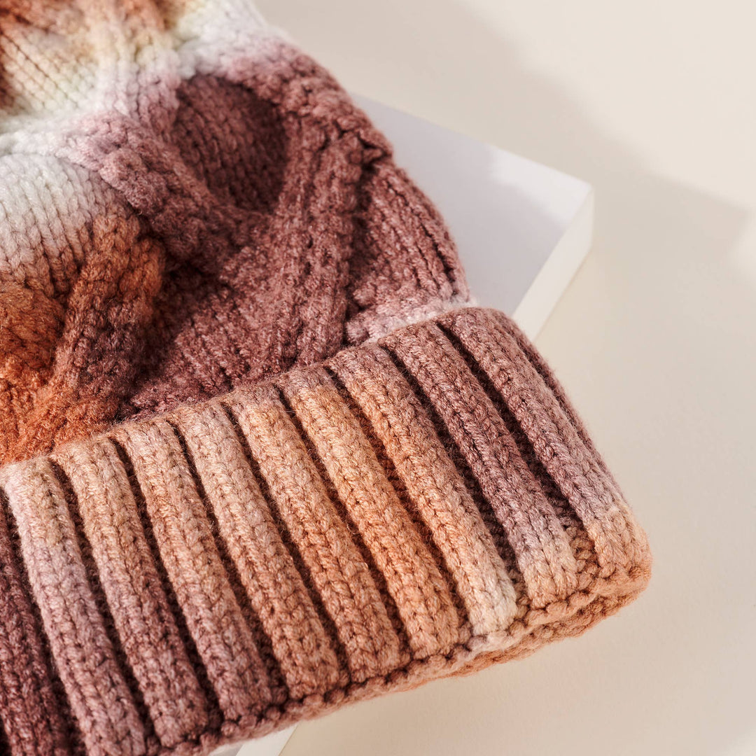 Tie Dye Print Knitted Beanie