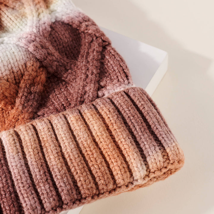 Tie Dye Print Knitted Beanie