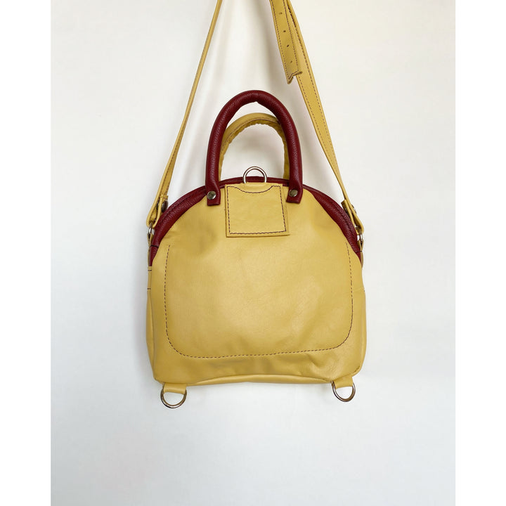 Crossbody Bowler Bag - Black-Eyed Susan Yellow