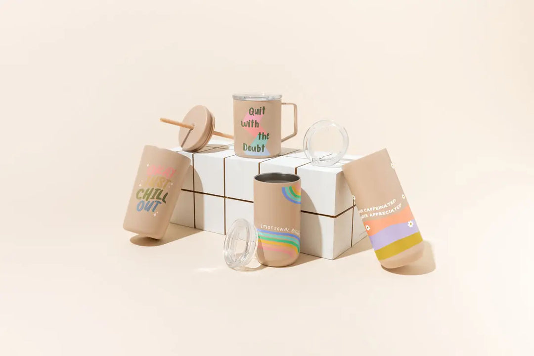 Desert Tan Stainless Drinkware