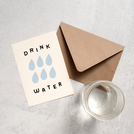 Drink Water 5x7 Print