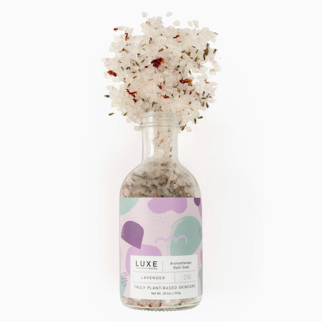 Luxe Lavender Aromatherapy Bath Salt Soak