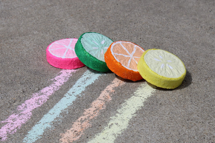 Citrus Slices Sidewalk Chalk