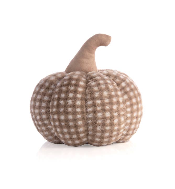 Large Faux Fur Pumpkin