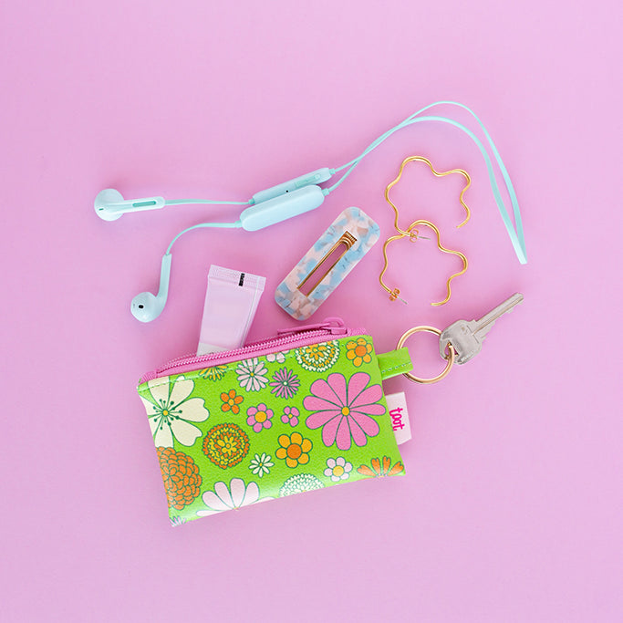 Penny Key Ring Groovy Green