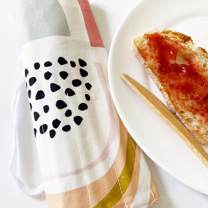 6 Piece Reusable Cutlery Set- Assorted Patterns