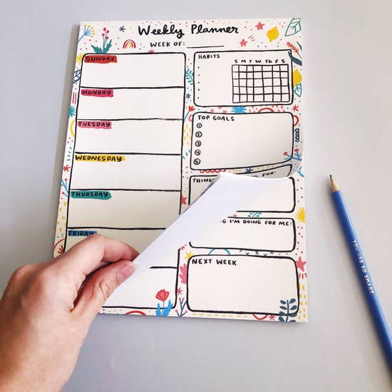 Weekly Planner Notepad