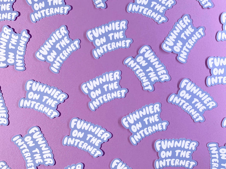 Funnier on the Internet Vinyl Sticker