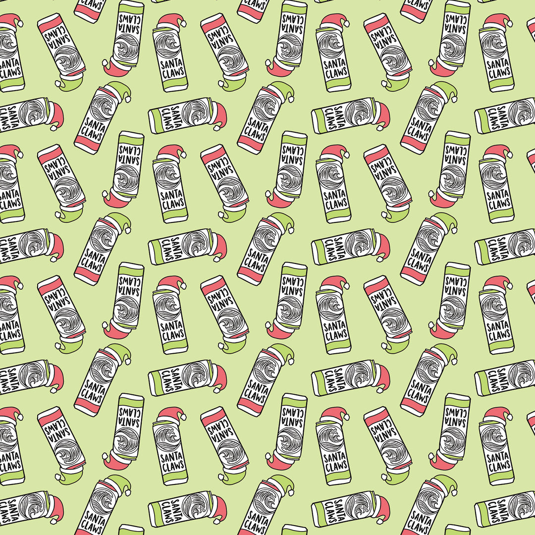 White Claw Christmas Wrapping Paper