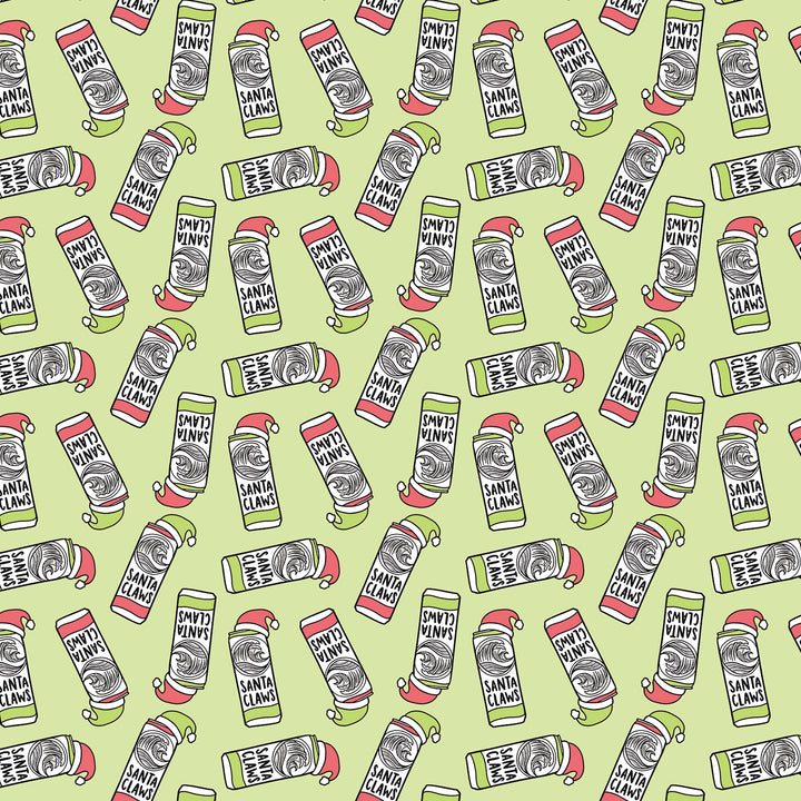 White Claw Christmas Wrapping Paper