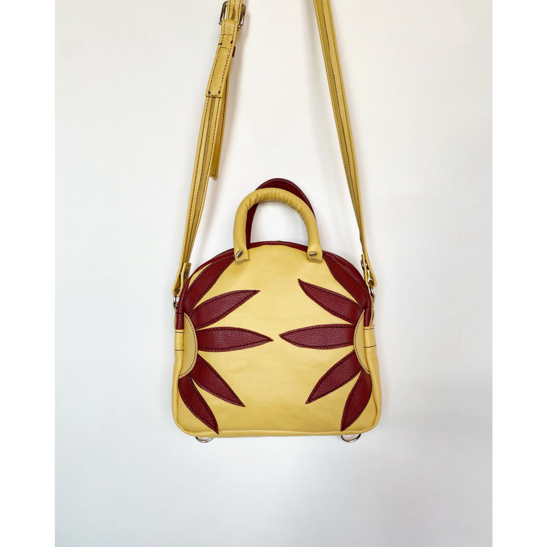 Crossbody Bowler Bag - Black-Eyed Susan Yellow