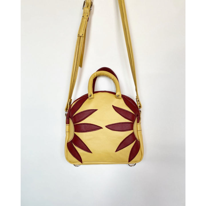 Crossbody Bowler Bag - Black-Eyed Susan Yellow