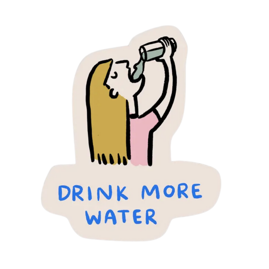 Drink More Water Sticker
