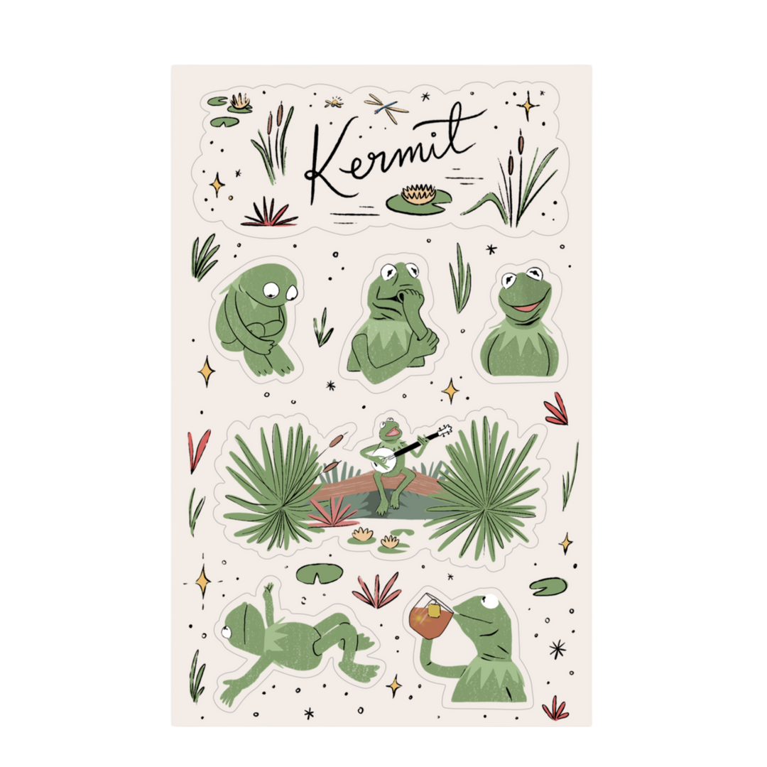 Kermit Vinyl Sticker Sheet