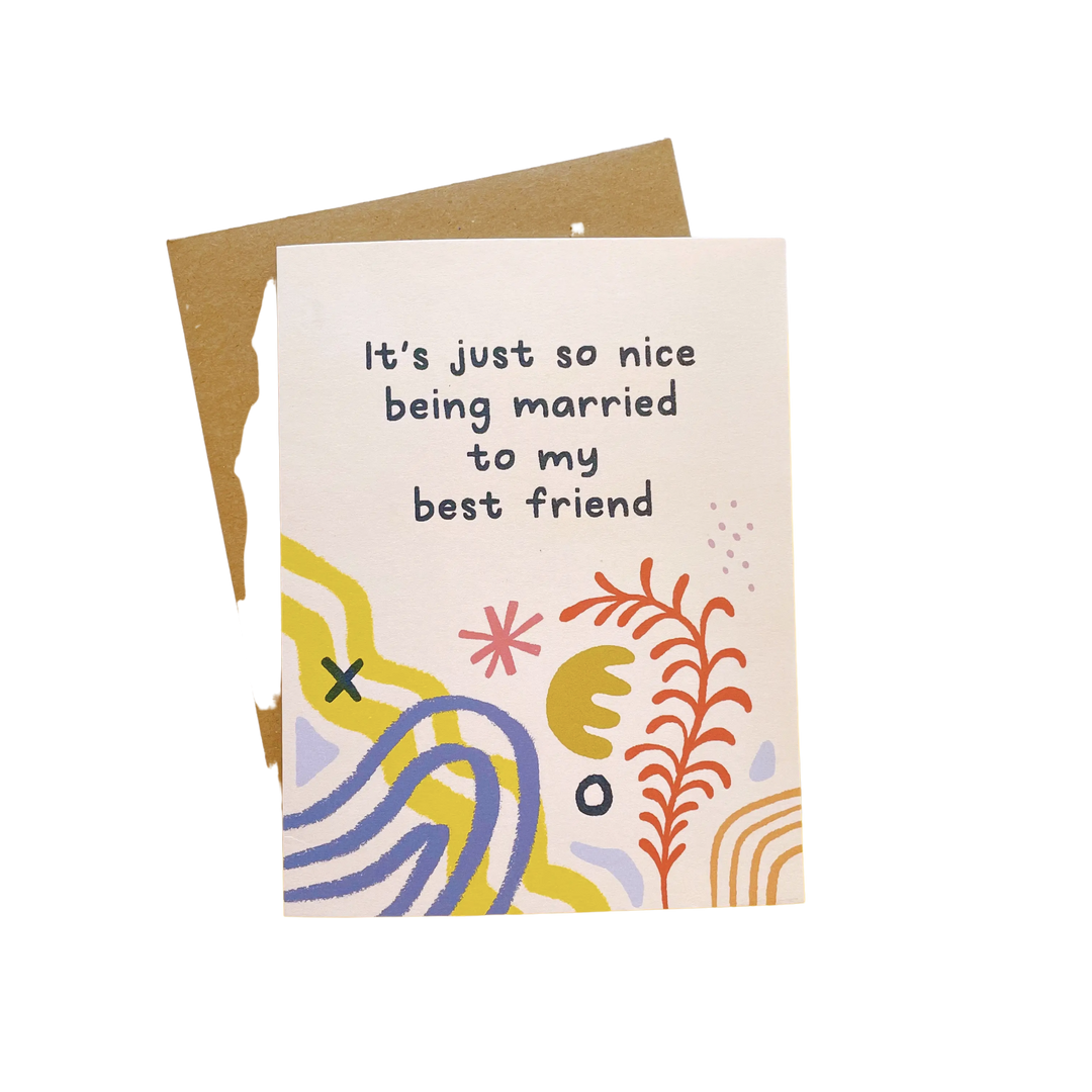 Married Friend Greeting Card