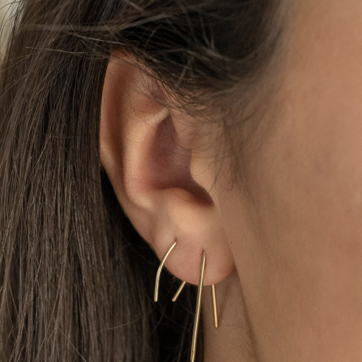 Wishbone Threader Earrings