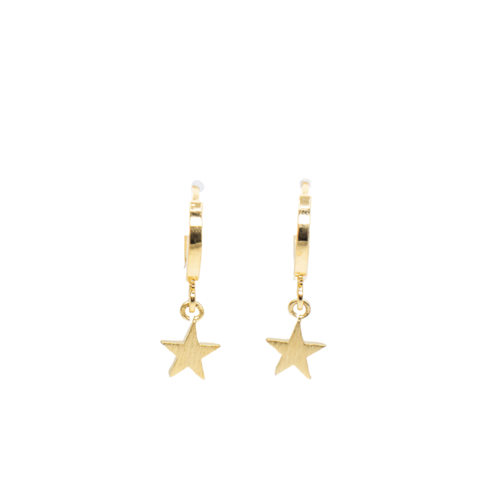Star Charm Huggies