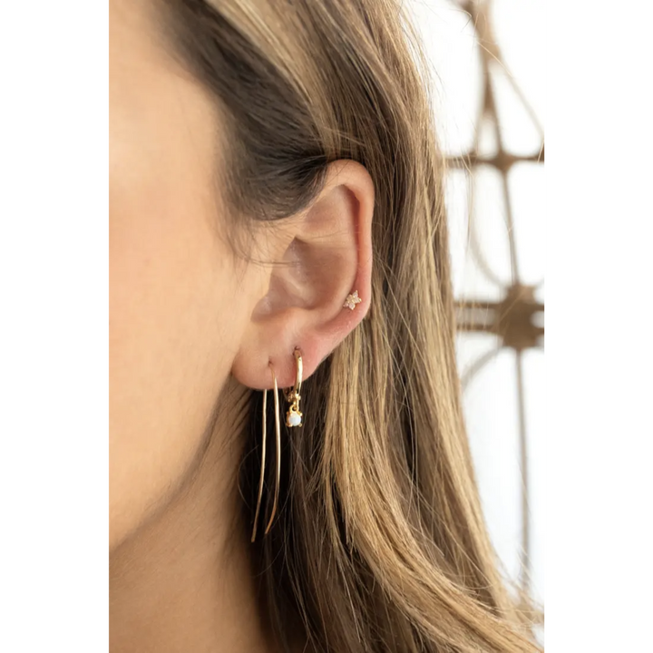 Wave Threader Earrings