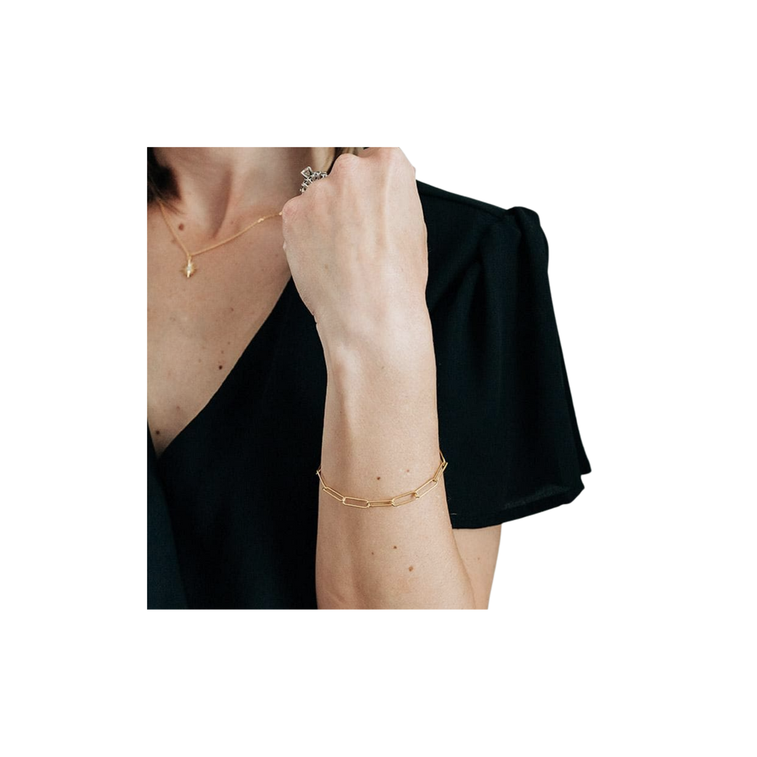 Paperclip Chain Bracelet