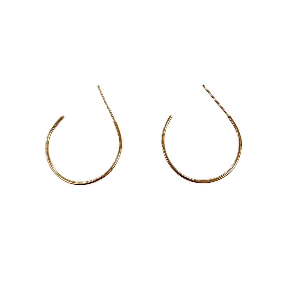 Small Hoop Stud Earrings